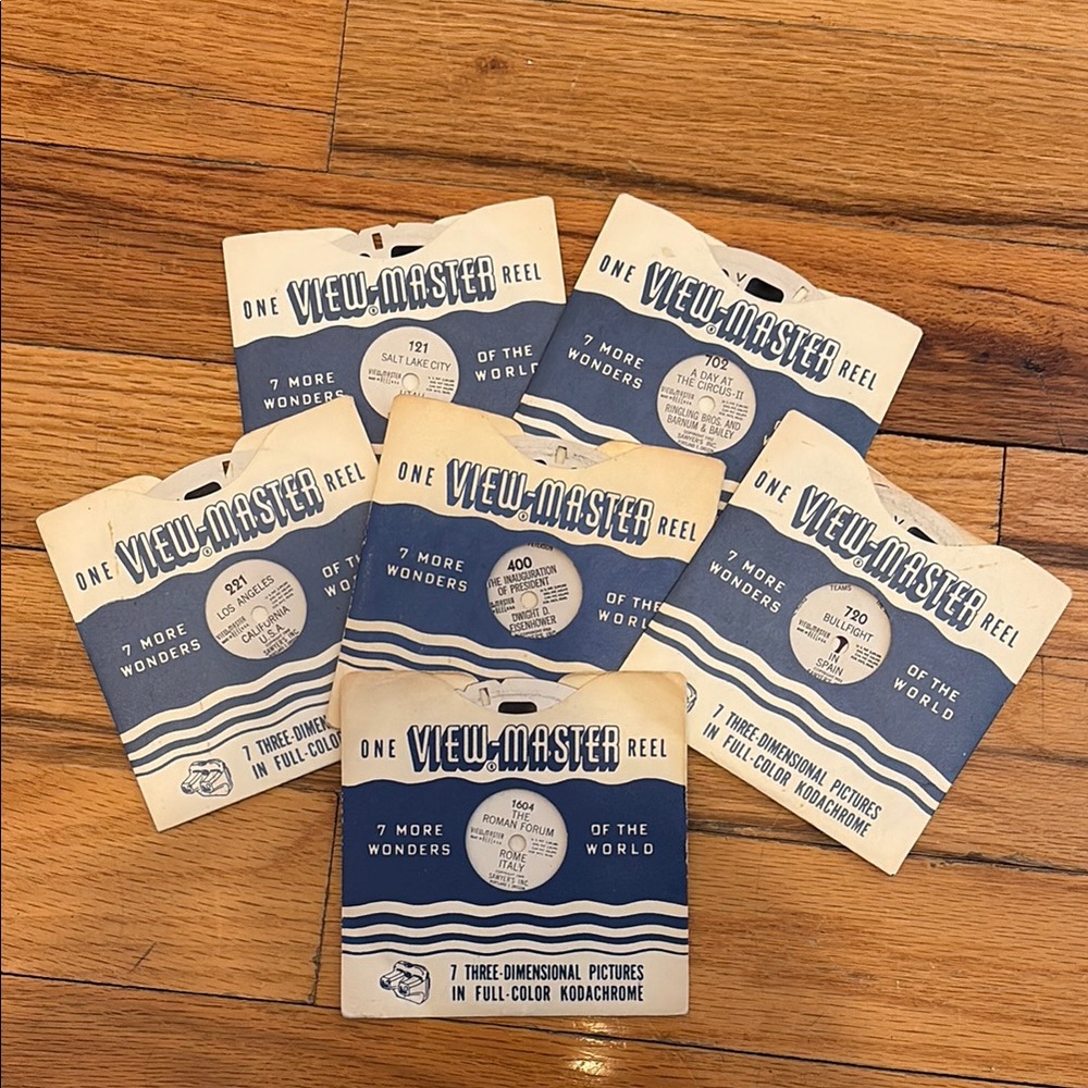 Vintage View-Master Reels Set